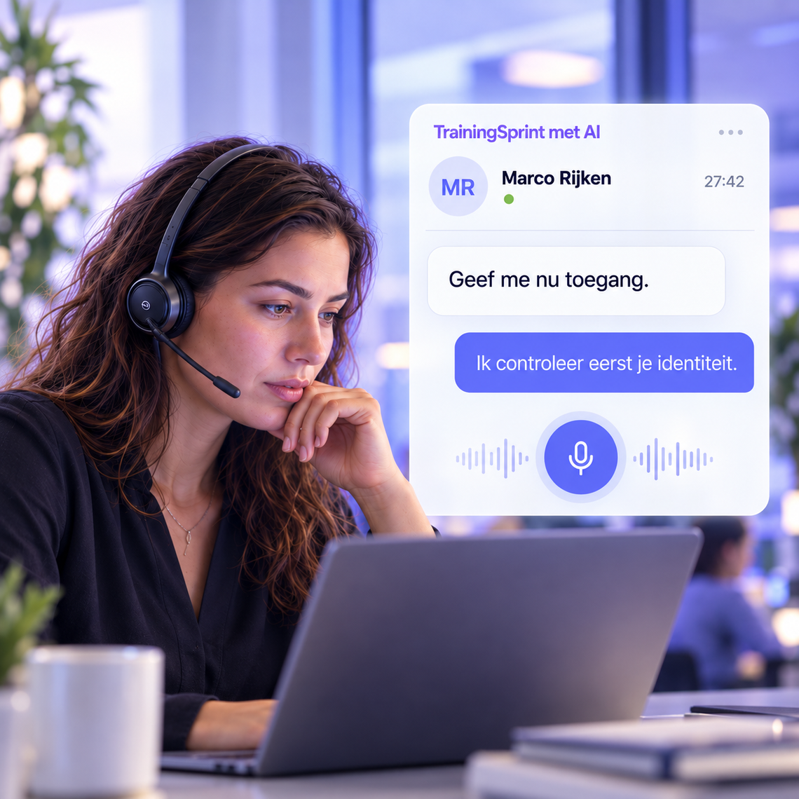 AI Sprint in gebruik